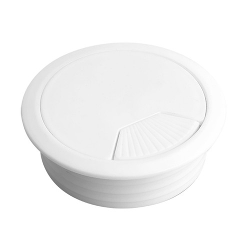 60mm bianco plastica cavo - bianco,